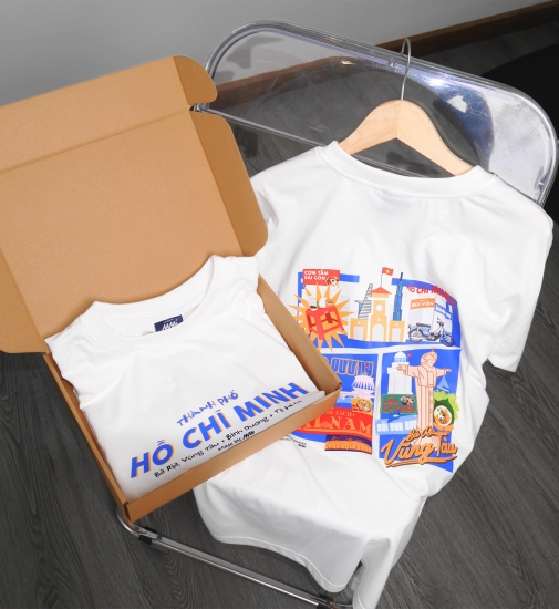 Áo thun không cổ MiA Style - Kỷ niệm sáp nhập Hồ Chí Minh - Bình Dương - Vũng Tàu