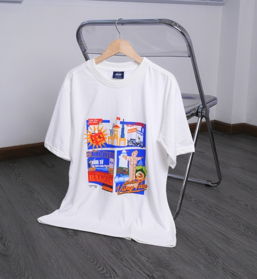 Áo thun không cổ MiA Style - Kỷ niệm sáp nhập Hồ Chí Minh - Bình Dương - Vũng Tàu