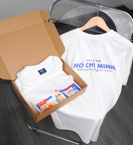 Áo thun không cổ MiA Style - Kỷ niệm sáp nhập Hồ Chí Minh - Bình Dương - Vũng Tàu