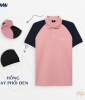 Áo Polo Nam Nữ Cotton Raglan Classic MIA STYLE | Phối Tay Năng Động, Thoáng Mát